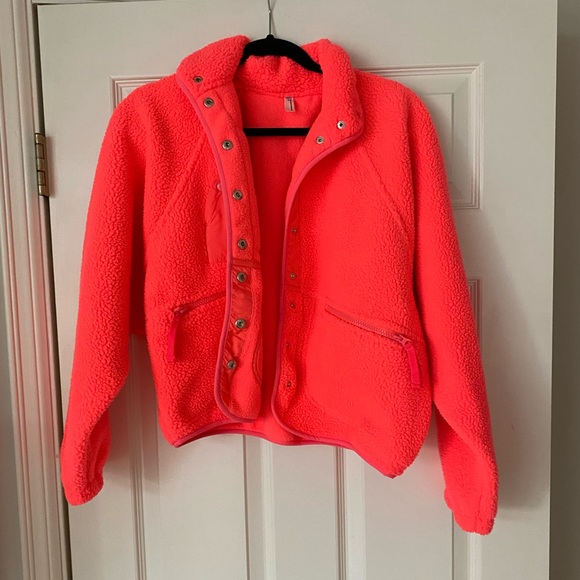 FP Movement Hit the Slopes Fleece Jacket Neon Pink - Picture 7 of 7